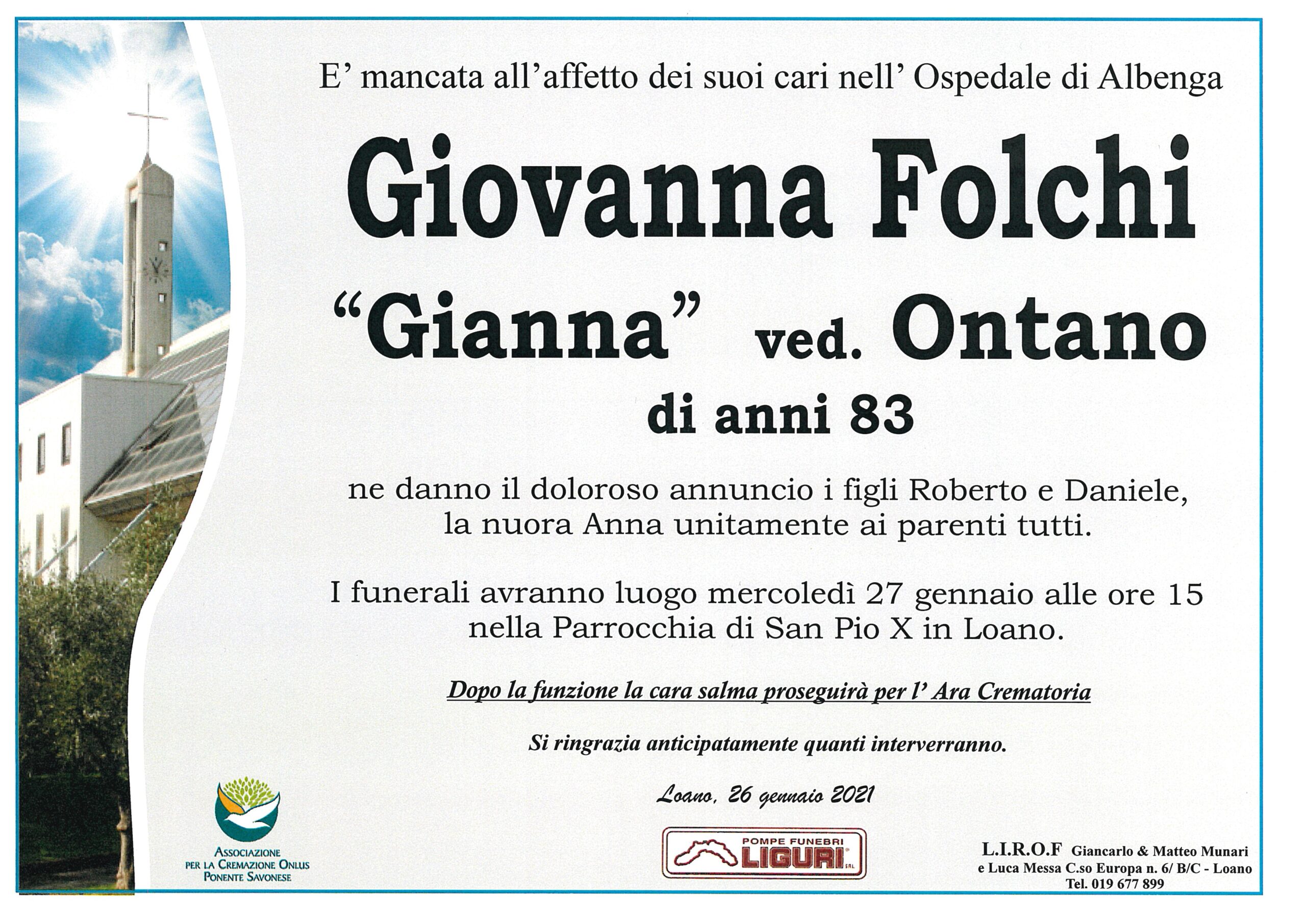 FOLCHI GIOVANNA