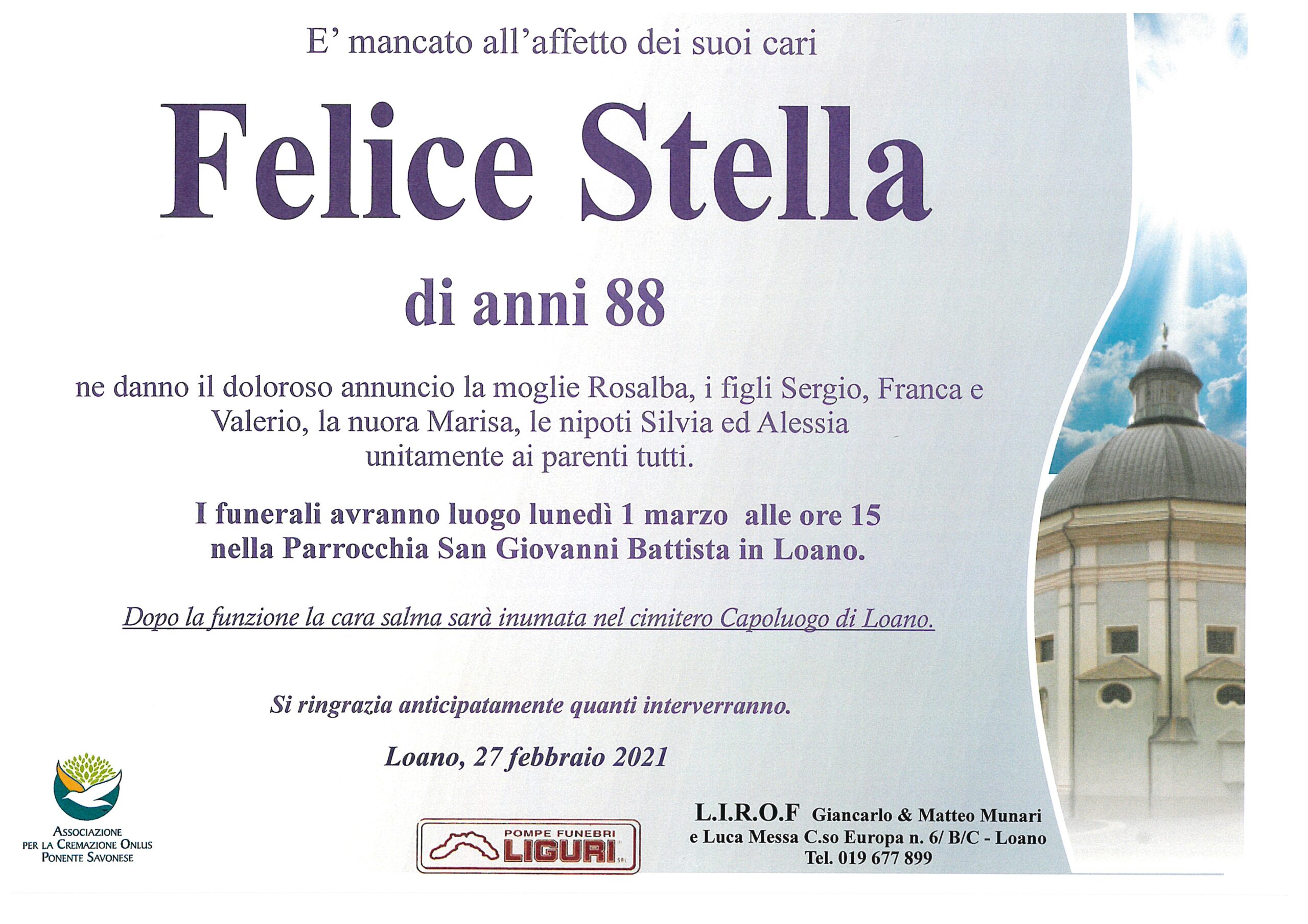 FELICE STELLA