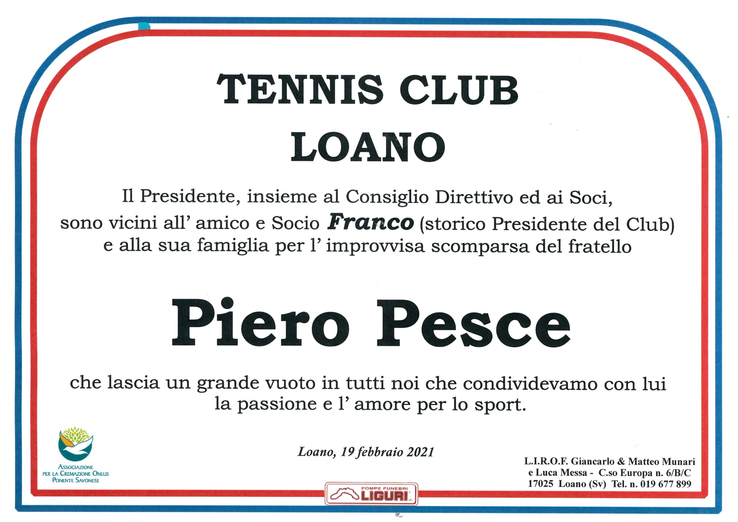 TENNIS PIERO