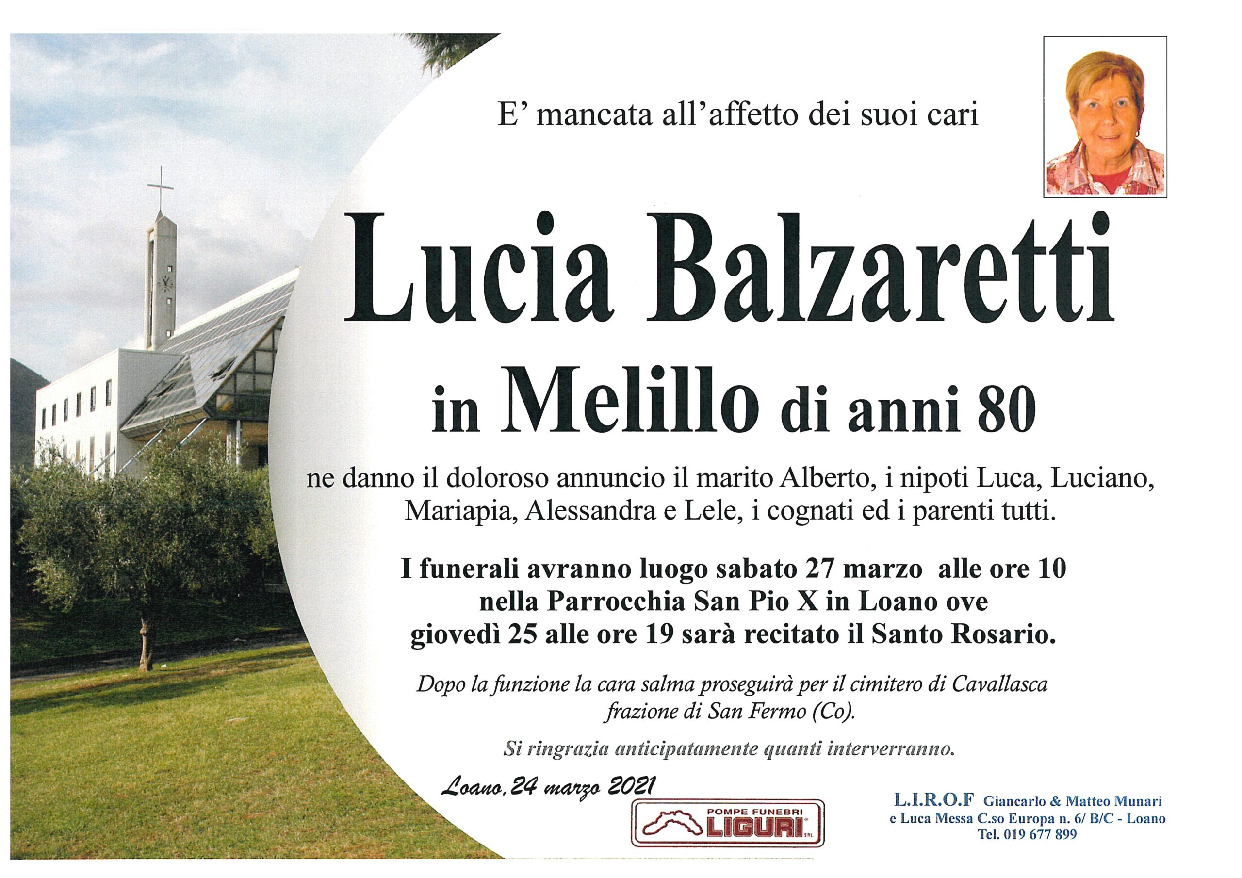 LUTTO BALZARETTI