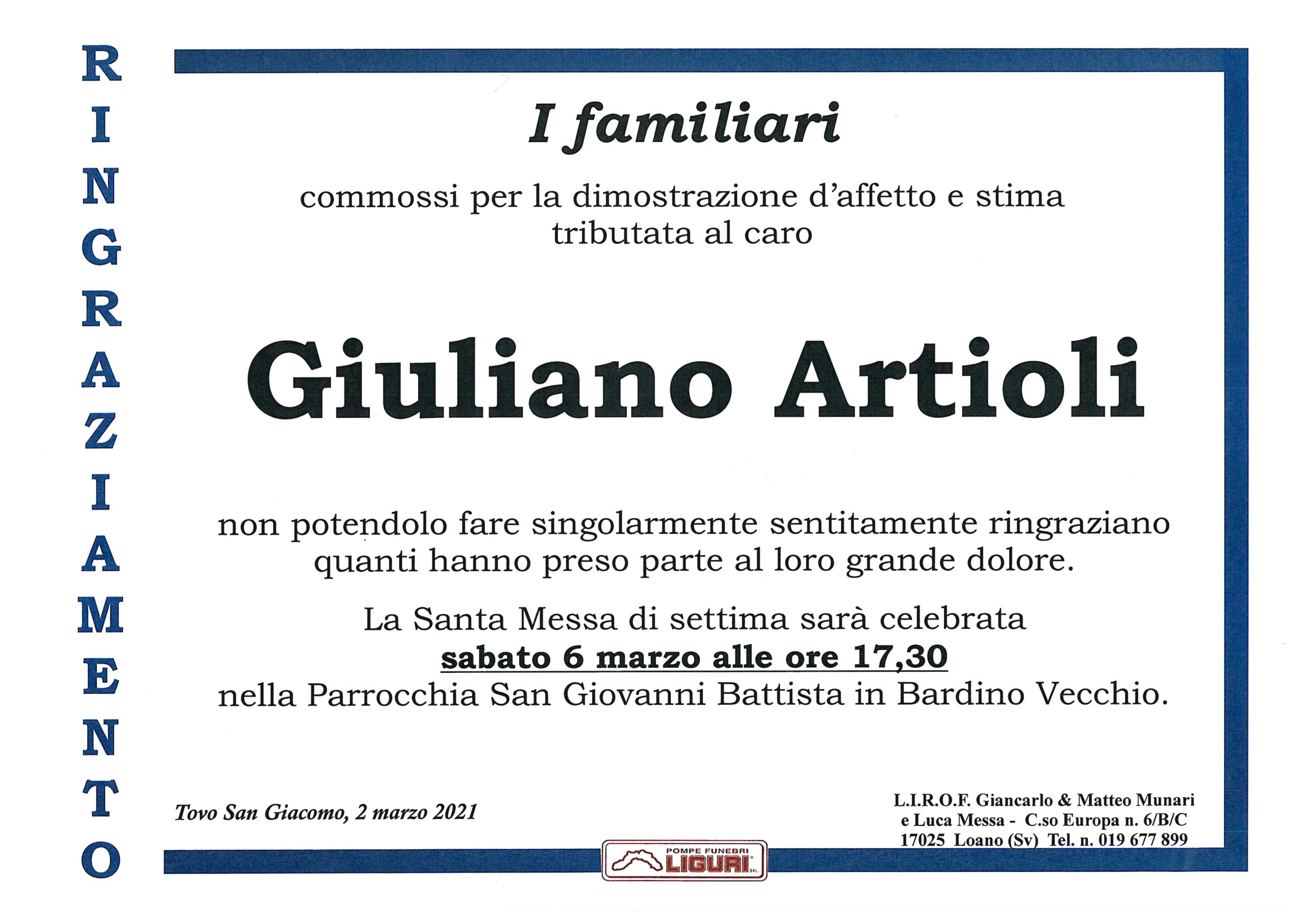 RING. ARTIOLI