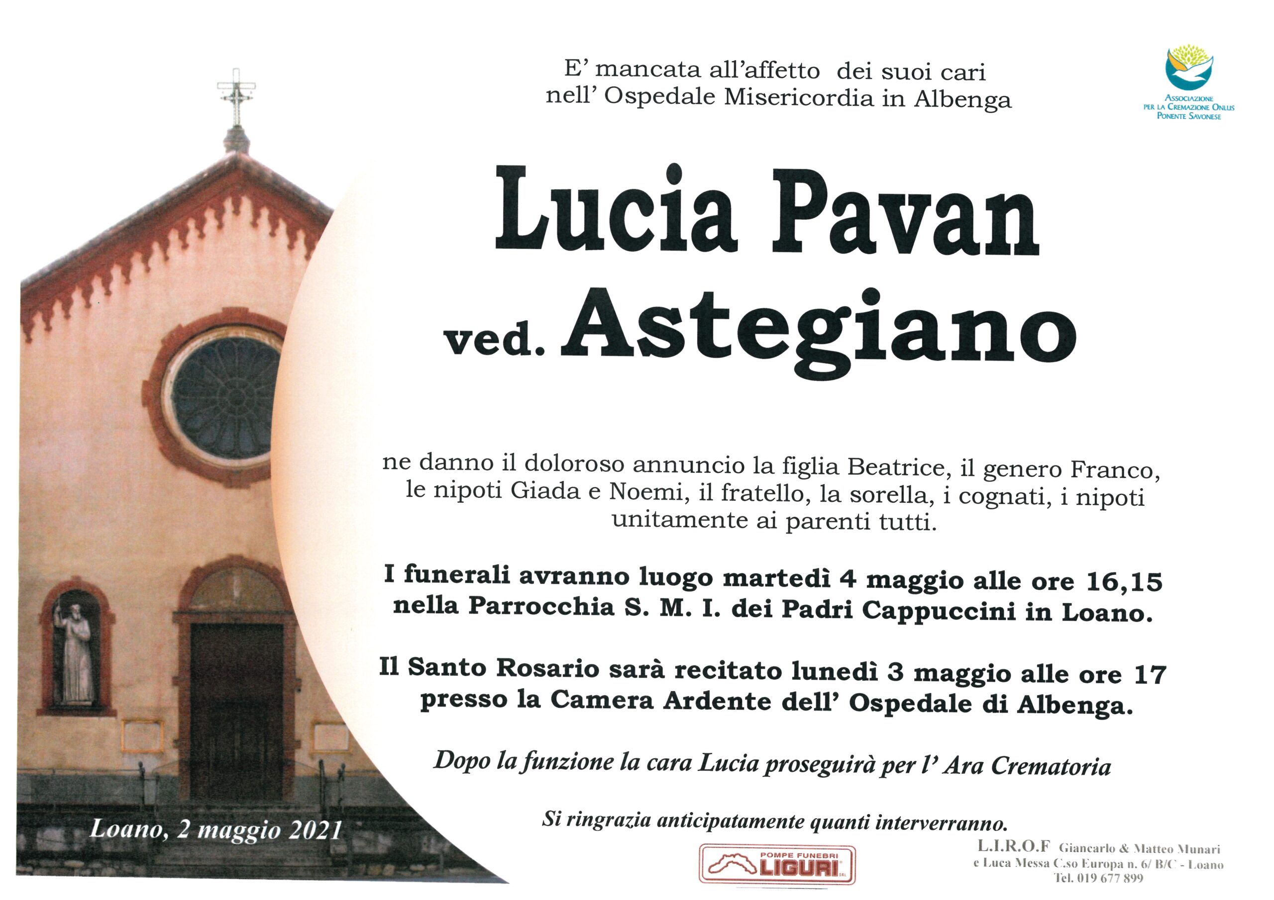 LUTTO PAVAN