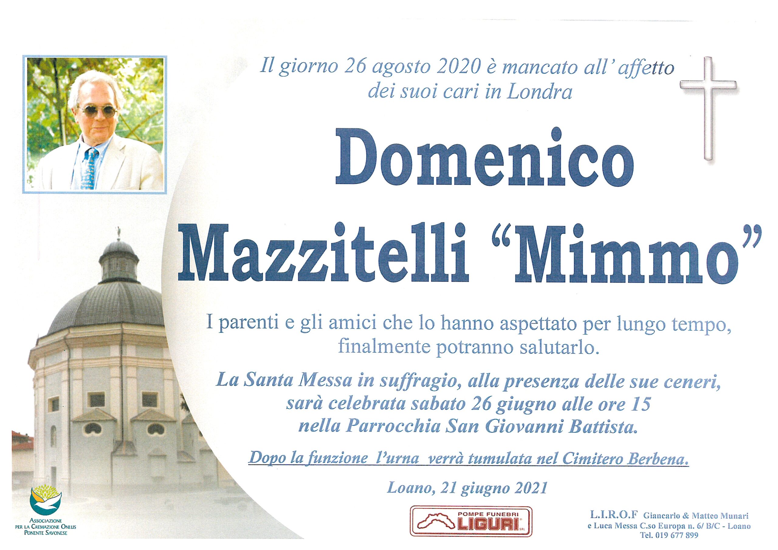 LUTTO MAZZITELLI