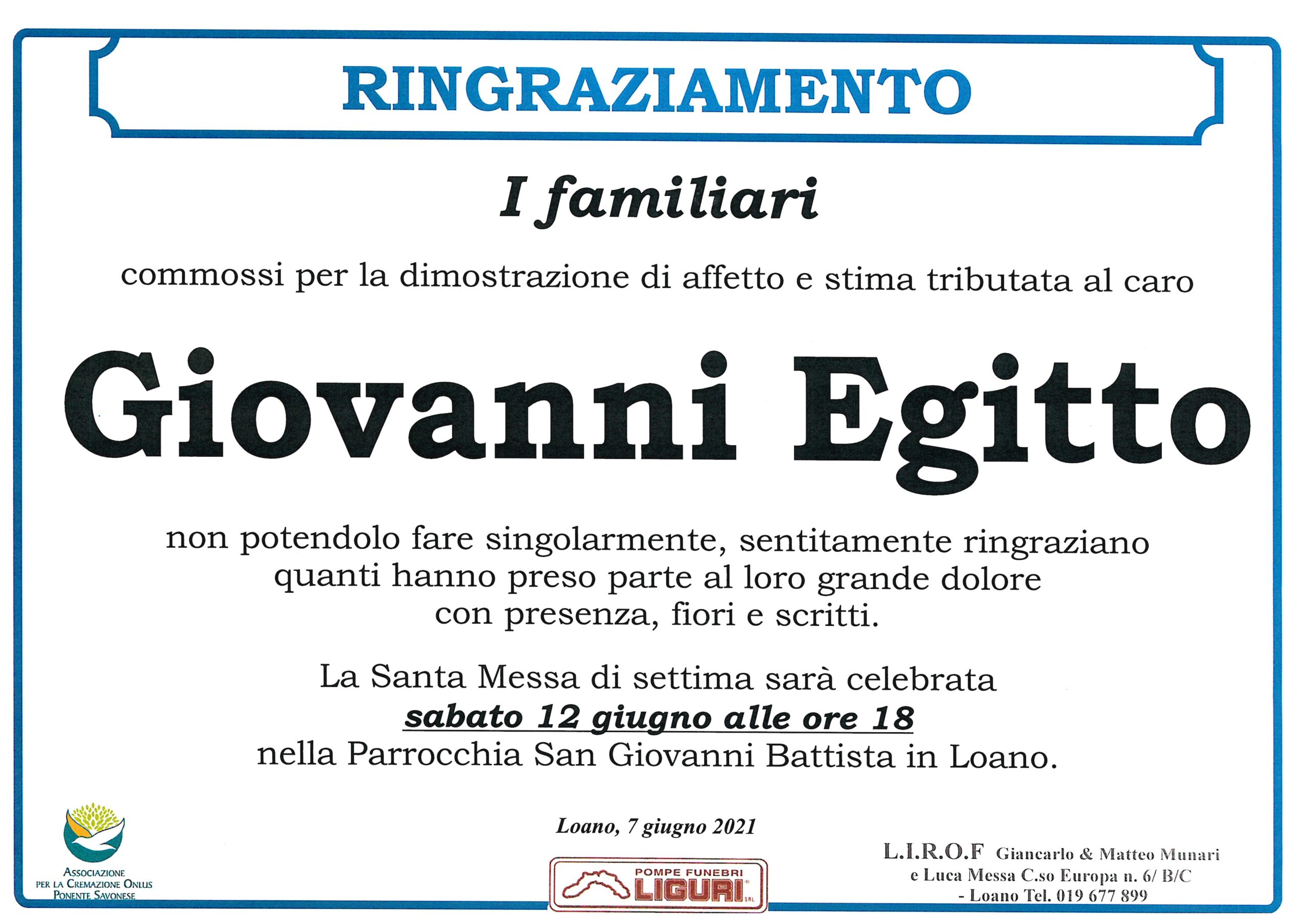 RING. EGITTO