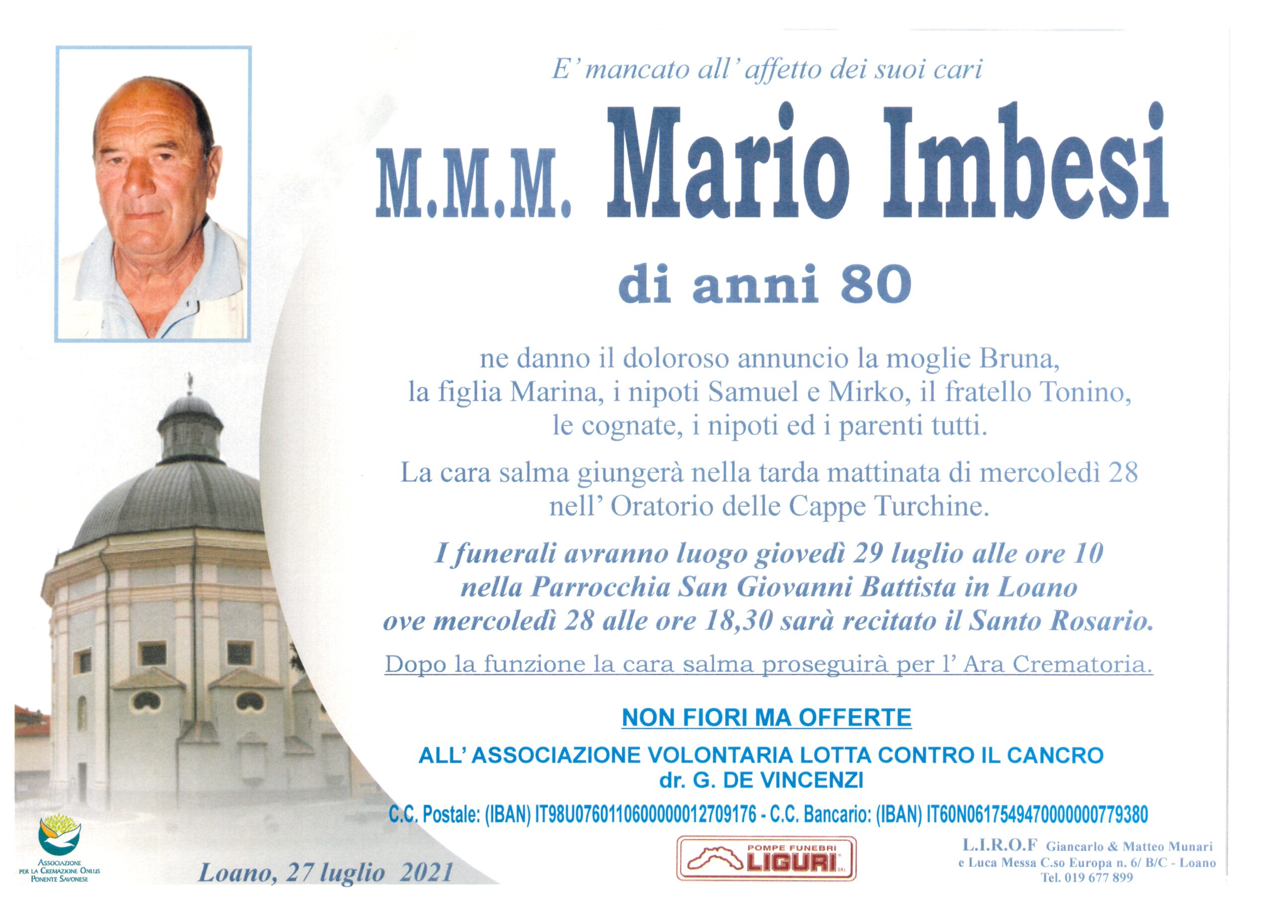 LUTTO IMBESI