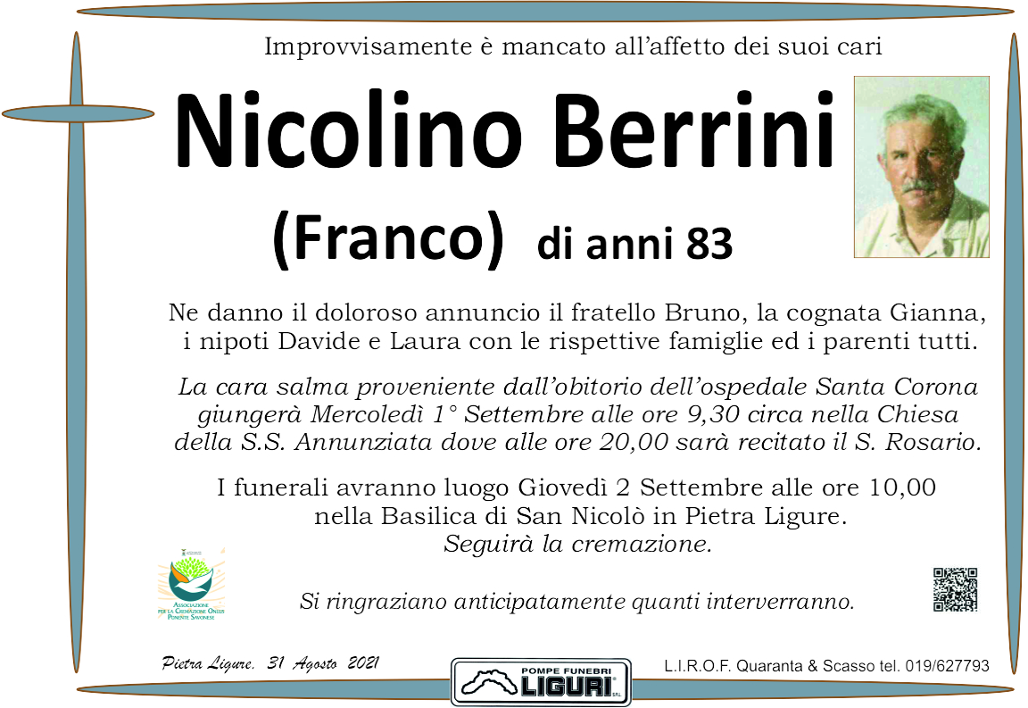 LUTTO BERRINI