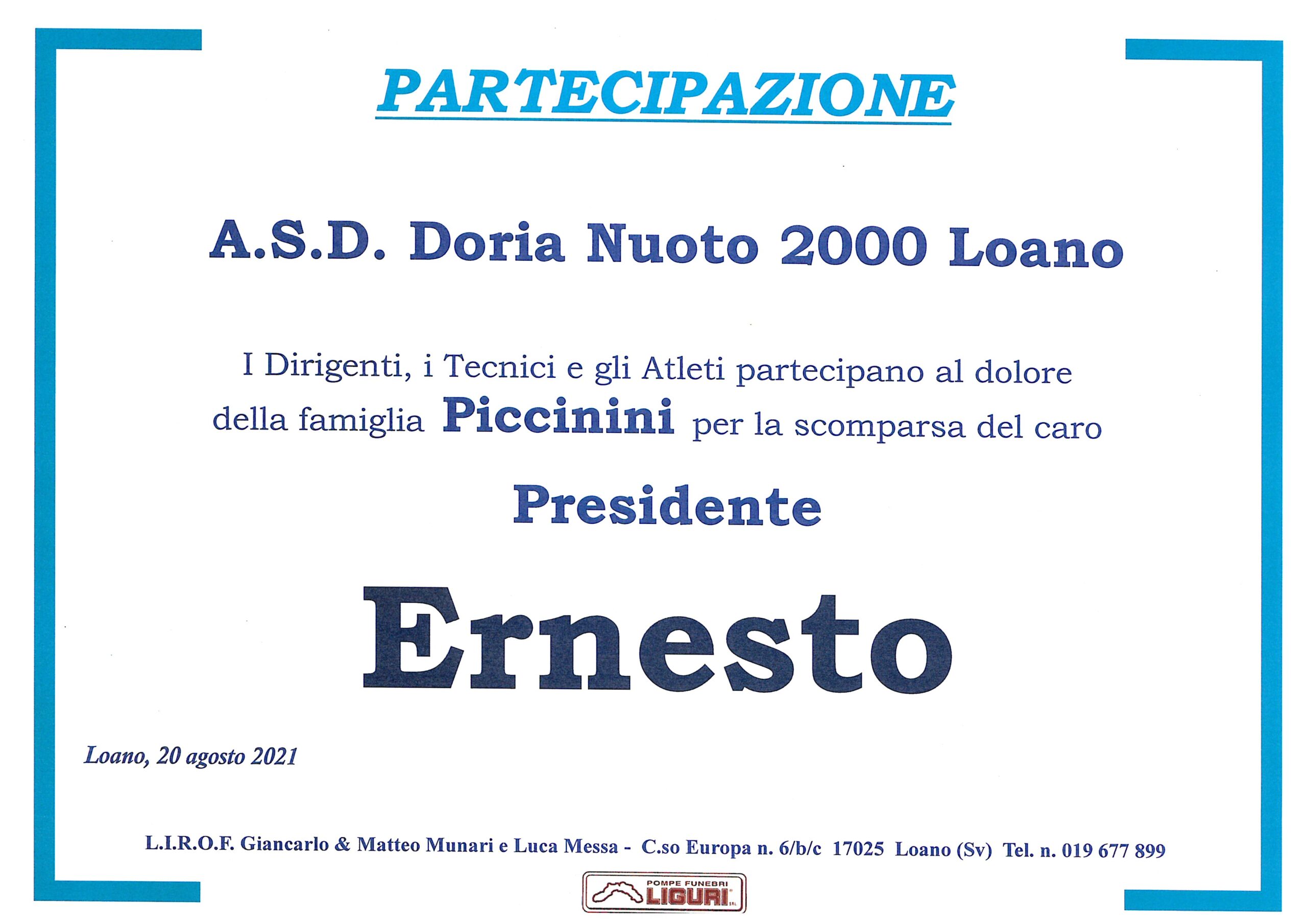 PART. DORIA NUOTO