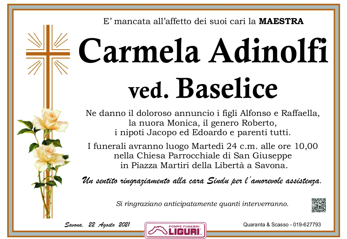 lutto adinolfi