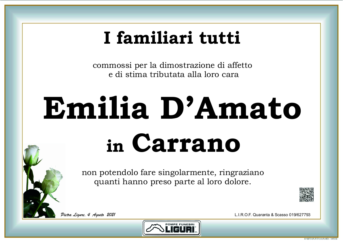ringr. D’AMATO