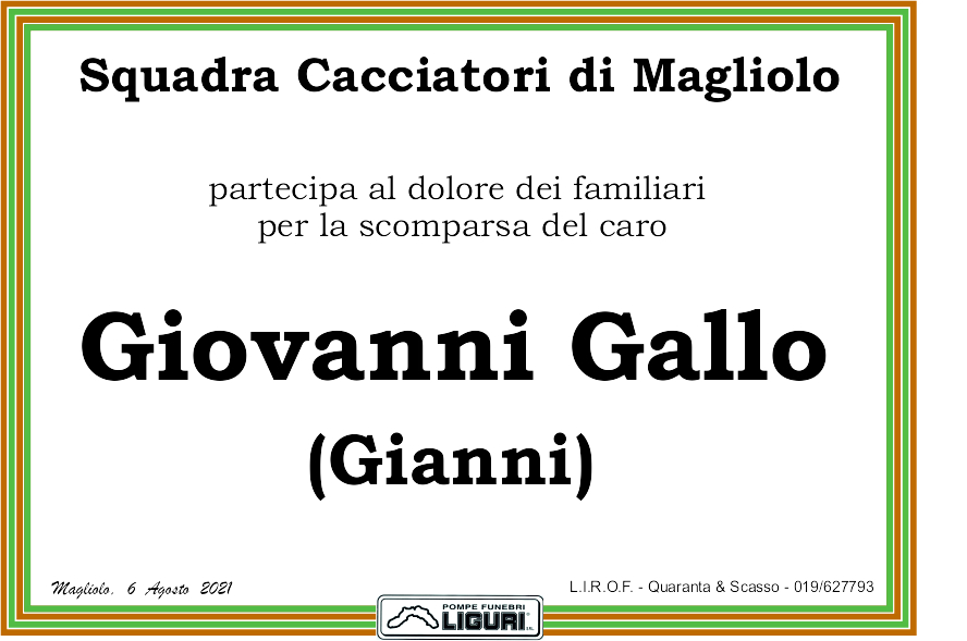 squadra cacciatori magliolo