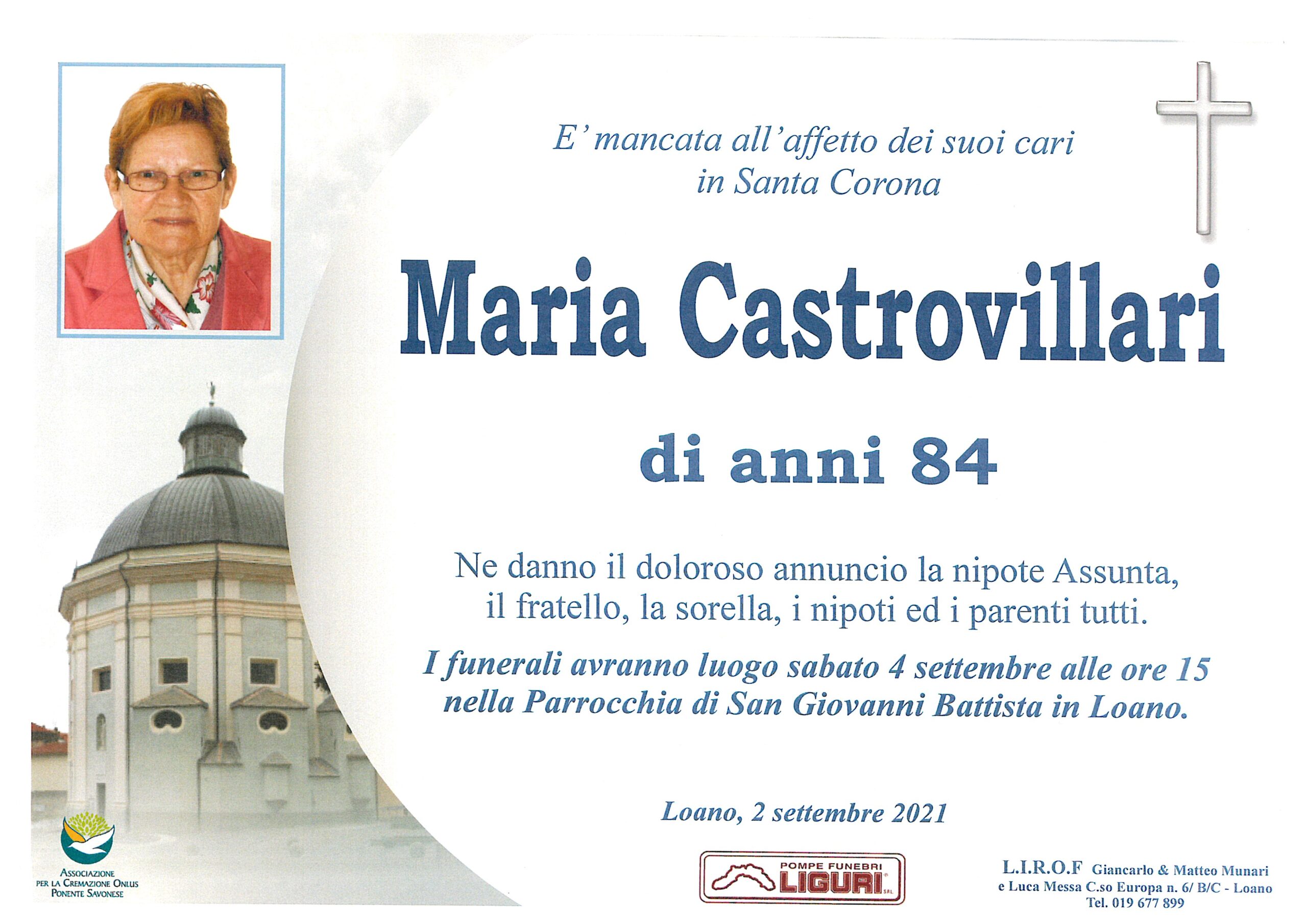 LUTTO CASTROVILLARI