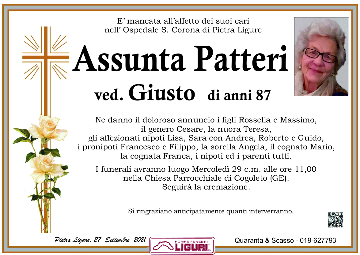 lutto PATTERI